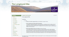 Desktop Screenshot of longmyndhike.org.uk